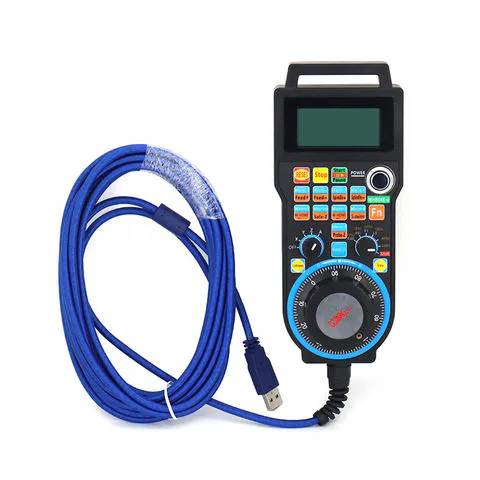 TEBAK LHB04B 4axis 6axis Mach3 Wired MPG Pendant Handwheel CNC Controller for CNC Route Engraving Machine