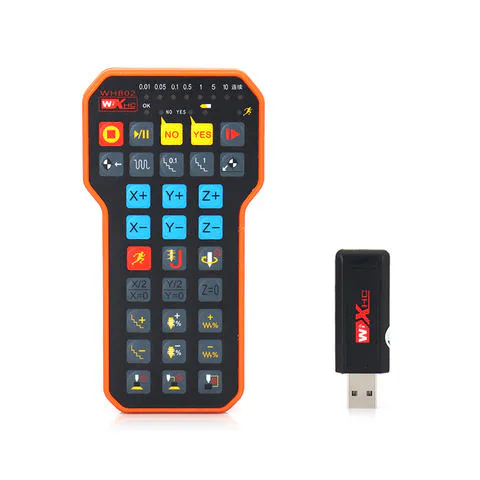 TEBAK NC Studio USB Wireless Remote Control Handle WHB02 DSP Control Handle for CNC Engraving and Cutting Machine