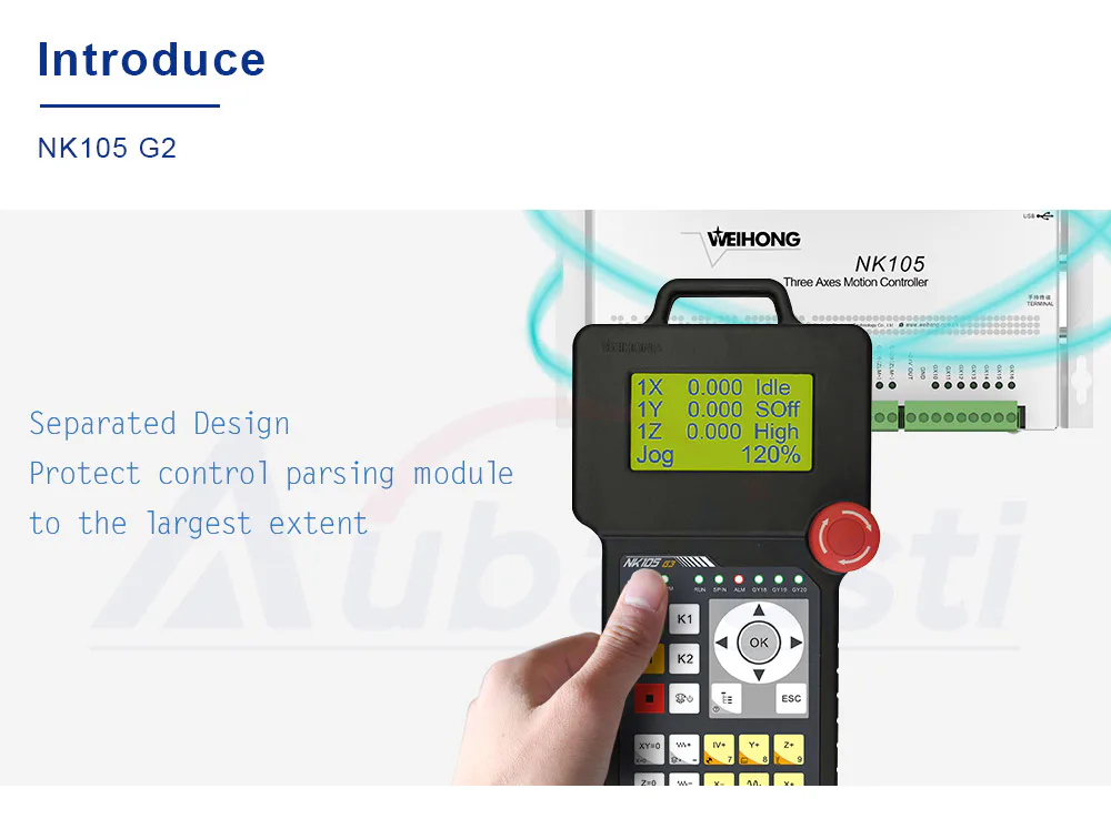 TEBAK 3 Axis CNC DSP Controller NK105G2 Plasma Cutting Controller for CNC Milling Engraving Machine view 4
