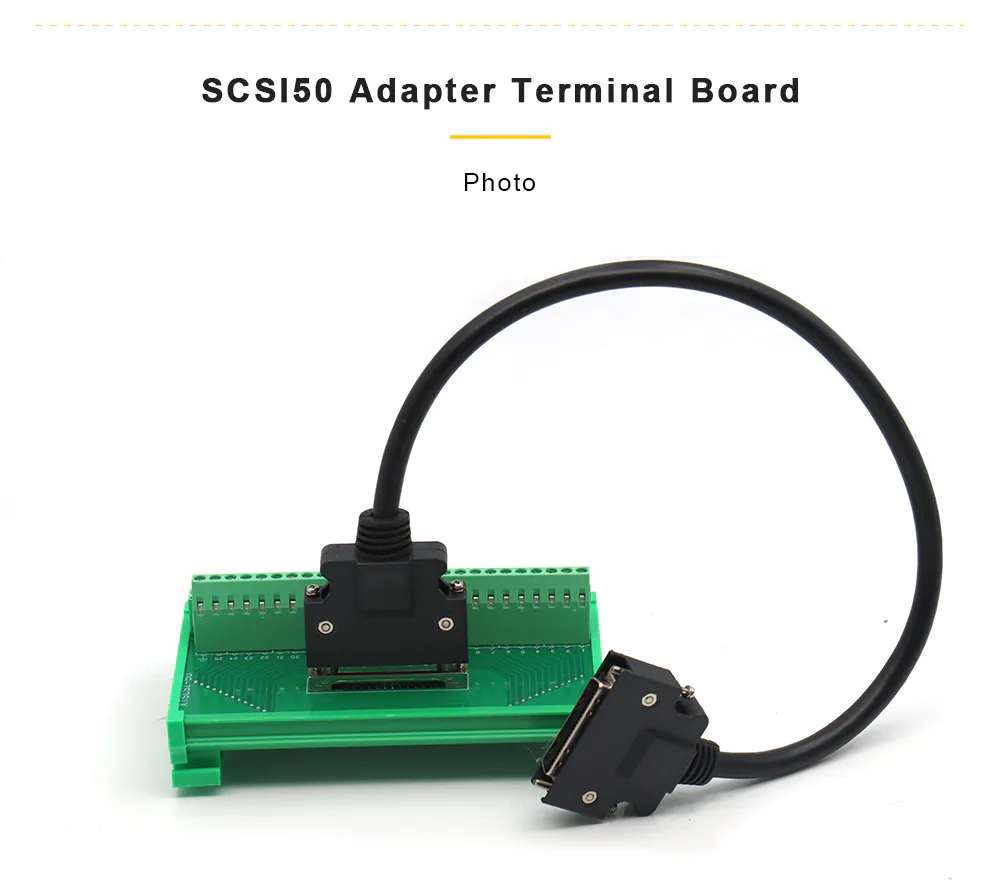 TEBAK Servo CN1 50-pin Terminal Board SCSI 50-pin Data Cable view 3