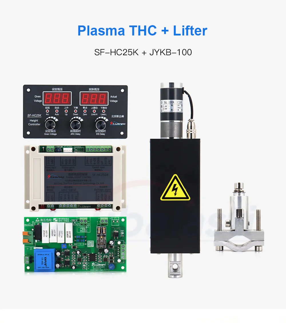 TEBAK SF-HC25K Plasma ARC Voltage Height Controller With Lifter JYKB-100 for Plasma Cutting Machine Height Adjuster view 2