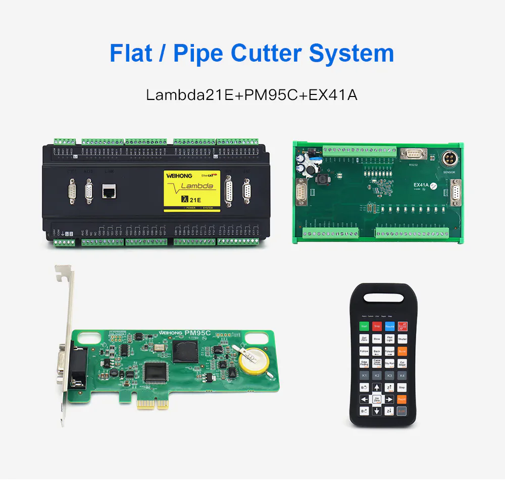 TEBAK Bus Fiber Laser Cutting Control System Lambda21E+PM95C+EX41A for Pipe Flat Cutting LS2000M LS3000M TU3000M view 2