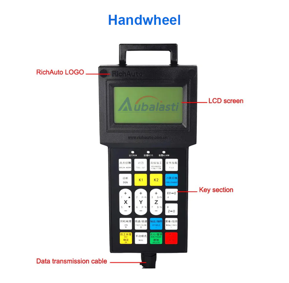 TEBAK CNC DSP Controller F735B Support Servo and Stepper 3Axis Multi-Tool Head Automatic Switching Motion Control System view 3