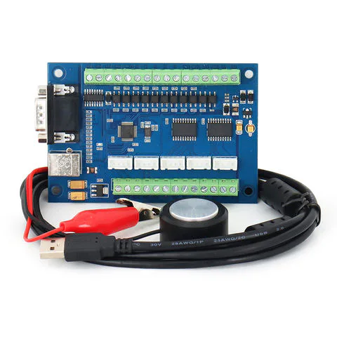 TEBAK Upgrade CNC MACH3 USB 5 Axis 100KHz USB CNC Smooth Stepper Motion Controller Card Breakout Board for CNC Engraving 12-24V