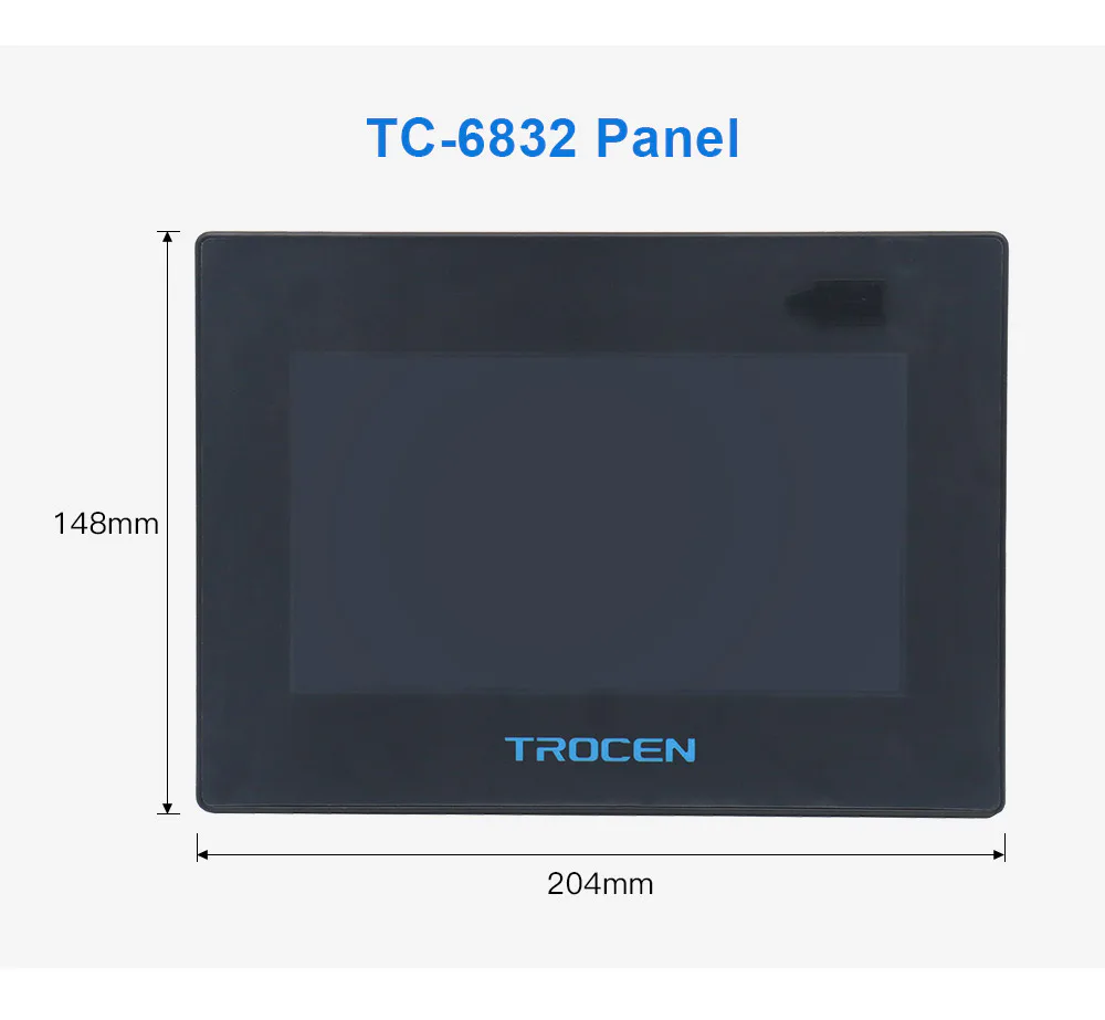 TEBAK Vibrating Knife Cutting Motion Controller TC-6832 7inch Touch Screen Use for CNC Vibrating Knife view 5