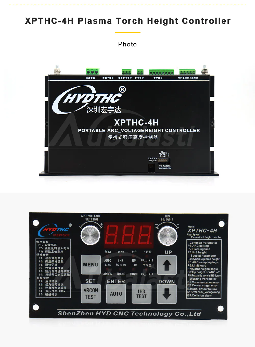 TEBAK XPTHC-4H Plasma Torch Height Controller AC24V or DC20-36V 2A view 5