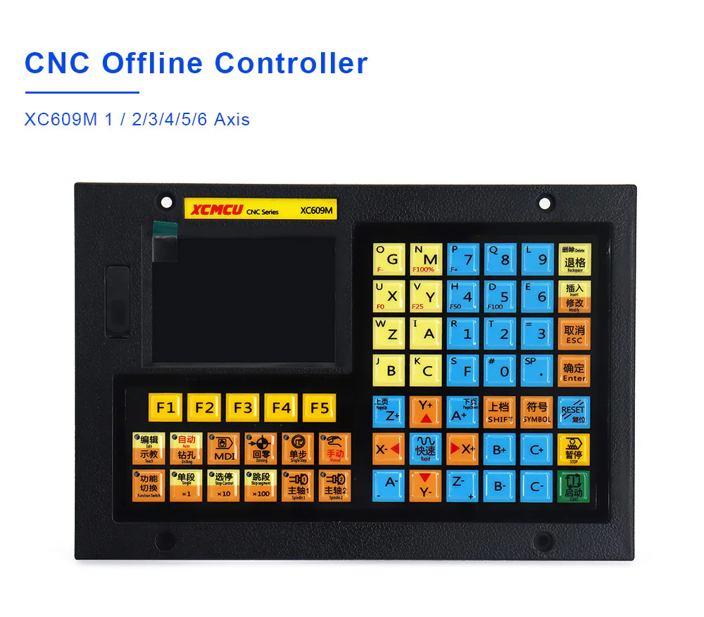 TEBAK XC609 CNC Milling System 1-6 Axis Stand Alone Offline Controller Breakout Board Linkage Controller view 2