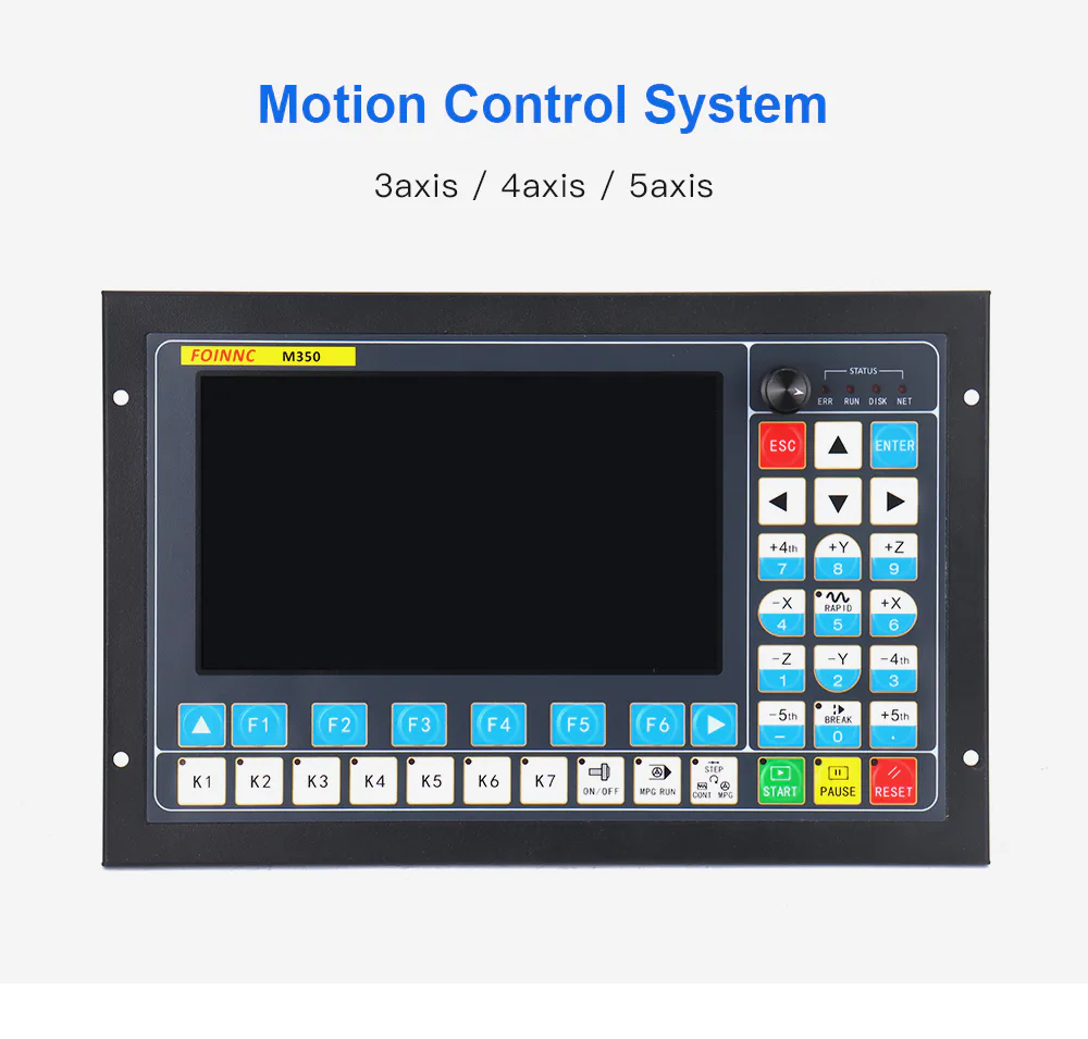 TEBAK M350 3axis 4axis 5axis Motion Control System CNC Controller Support Closed Loop Stepper and ATC Controller view 2