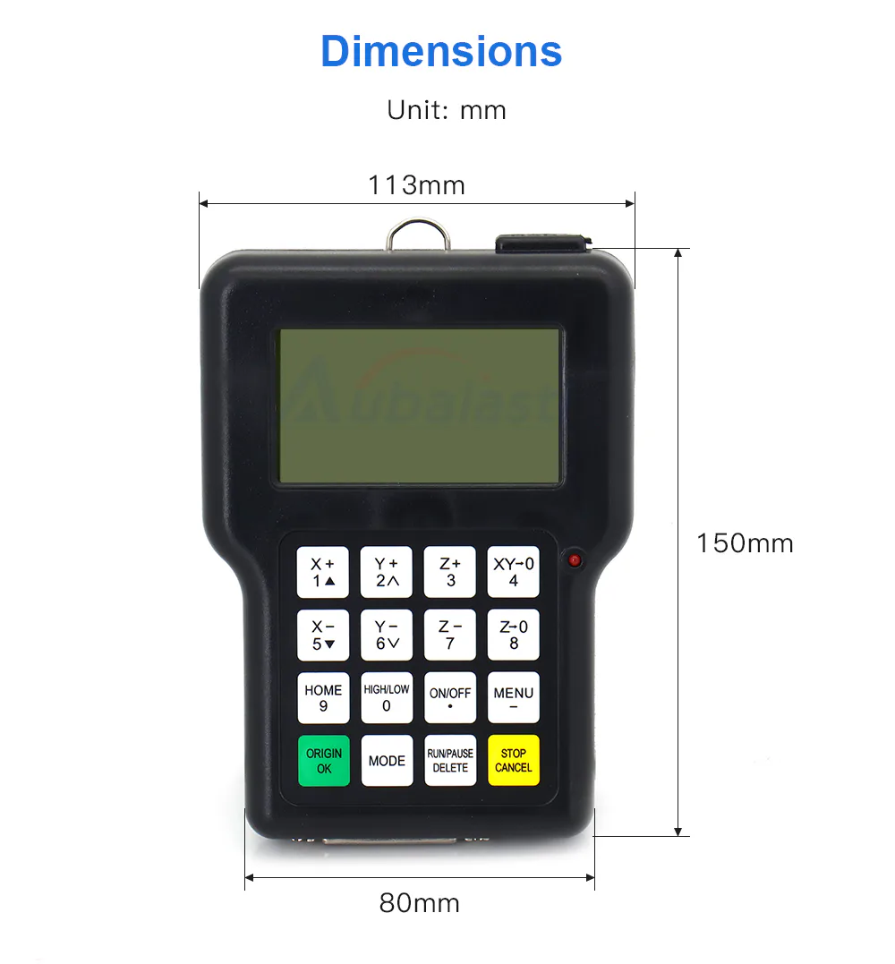 TEBAK 0501 DSP Controller 3 Axis 0501 System for CNC Router DSP0501 HKNC 0501HDDC Handle Remote English Version Manual view 4