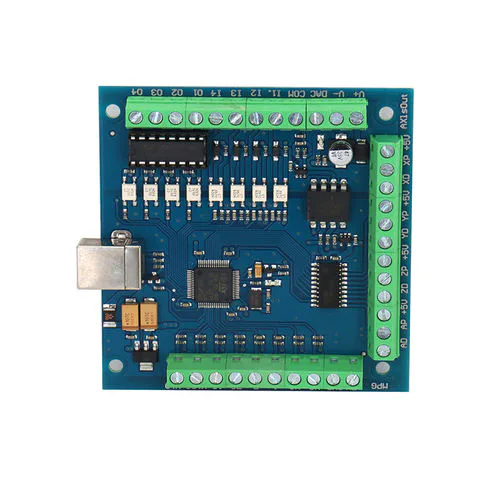 TEBAK CNC USB MACH3 Breakout Board 100Khz 4-Axis Interface Driver Motion Controller Driver Board for CNC Engraving 12-24V