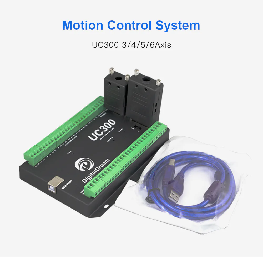 TEBAK UC300 USB Mach3 CNC Motion Controller NVUM Upgrade 3/4/5/6 Axis Motion Control Card for CNC Milling Machine view 2