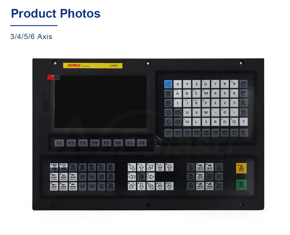 TEBAK XC809T 2-6 Axis Multifunctional Lathe Controller with Tool Magazine Supports G-code ATC Fanuc Digital Spindles view 4