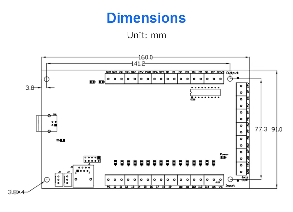 TEBAK CNC Mach3 USB Controller Driver High-speed Motion Control Card for CNC Engraving Machine view 3