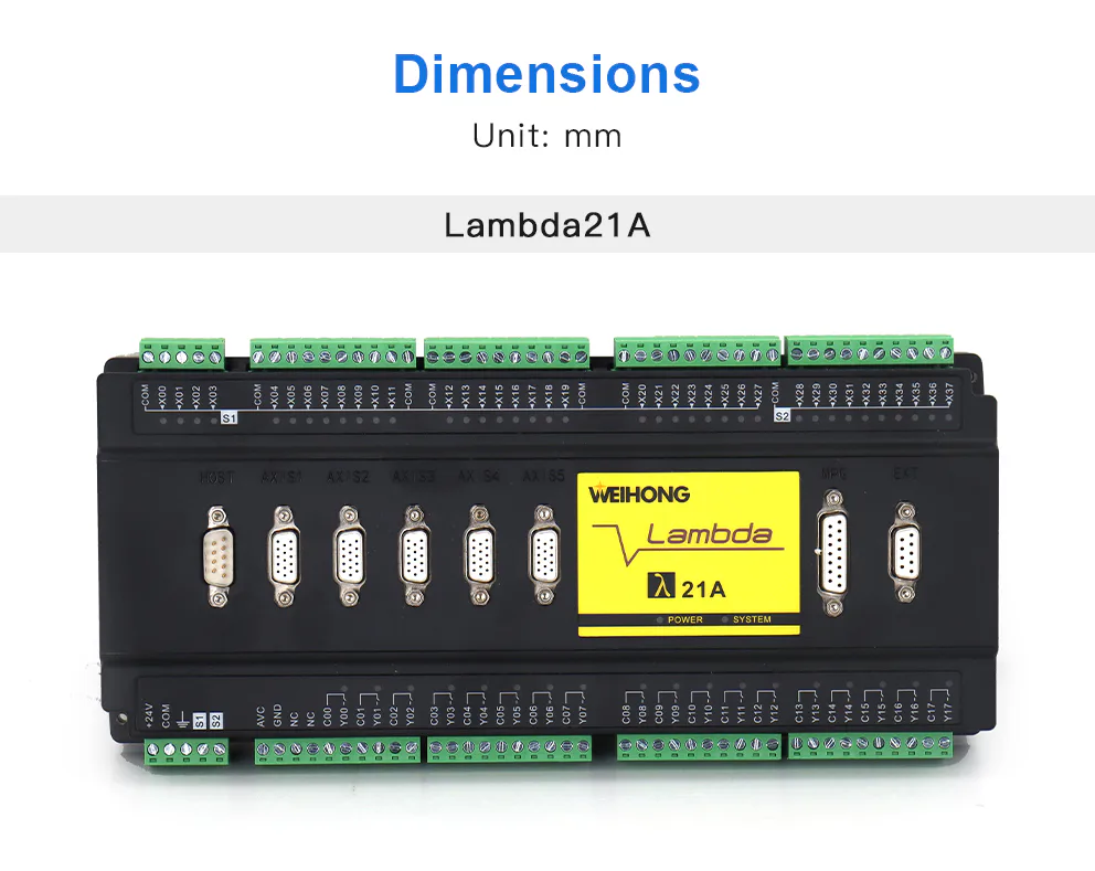 TEBAK Water Cutting Control System PM95C+Lambda21A+Wireless Handwheel WHB05P Lambda21E for High Pressure Waterjet Cutting view 3