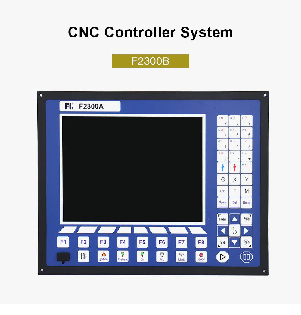 TEBAK 2Axis CNC Controller System F2300A for CNC Flame and CNC Plasma Cutting Machine view 2