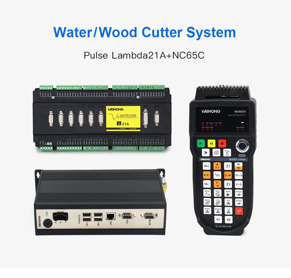 TEBAK Pulse Laser Control System Lambda21A+NC65C/PM95C Bus System Lambda21E+NC65C/PM95C for Water Cutter / Wood Cutter view 2