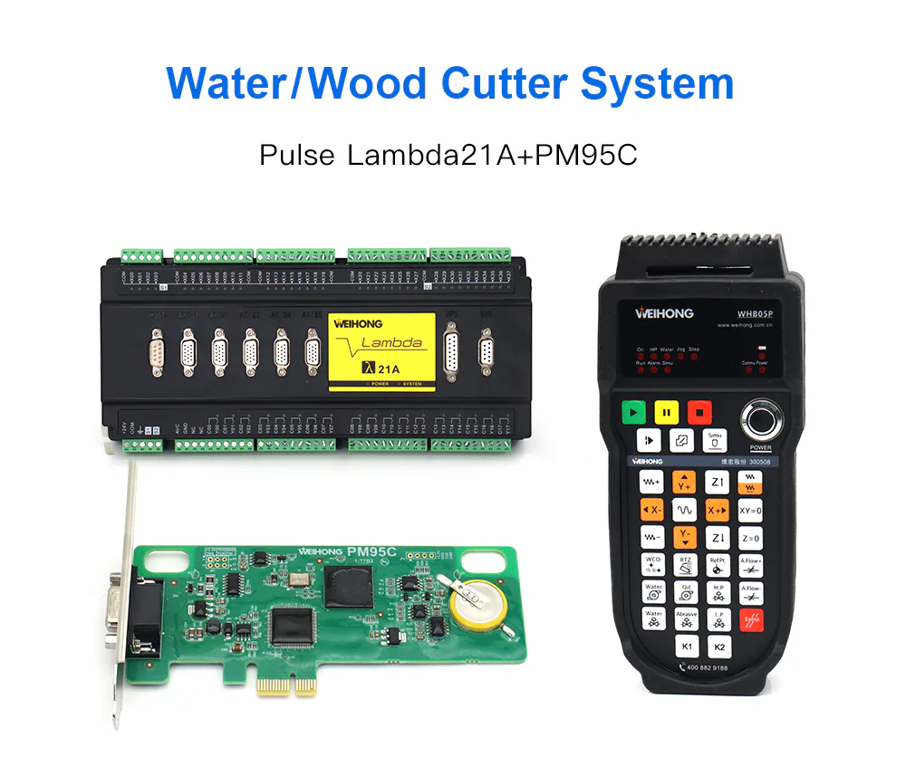 TEBAK Pulse Laser Control System Lambda21A+NC65C/PM95C Bus System Lambda21E+NC65C/PM95C for Water Cutter / Wood Cutter view 3