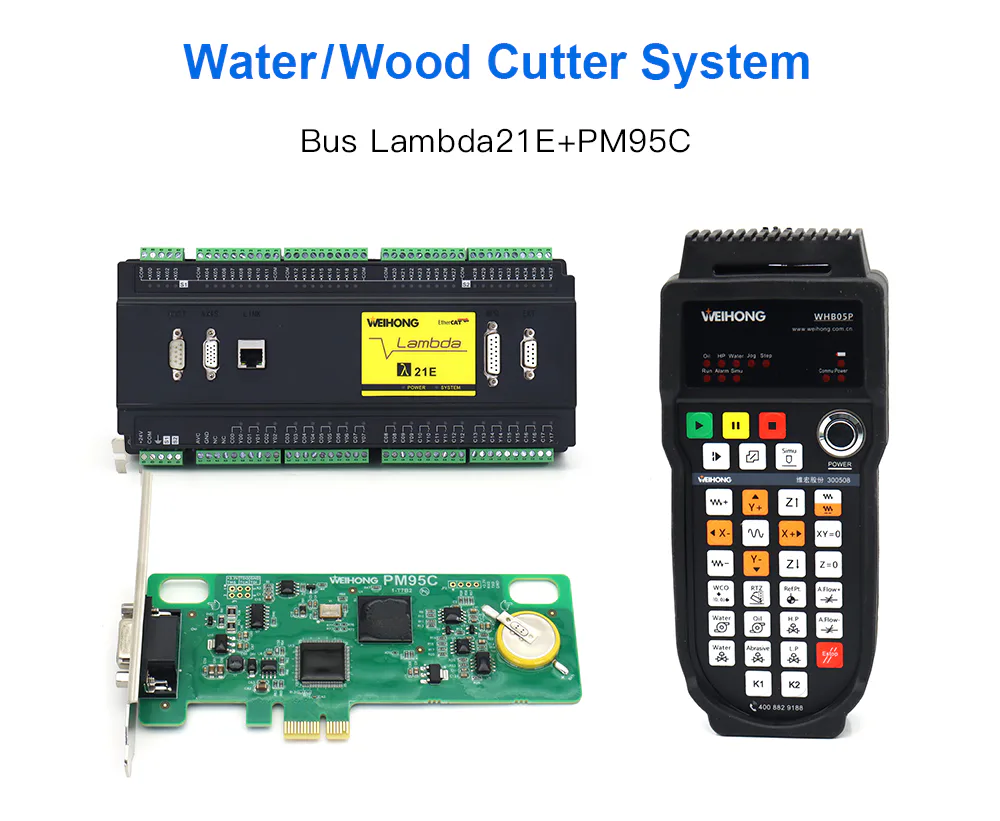 TEBAK Pulse Laser Control System Lambda21A+NC65C/PM95C Bus System Lambda21E+NC65C/PM95C for Water Cutter / Wood Cutter view 5
