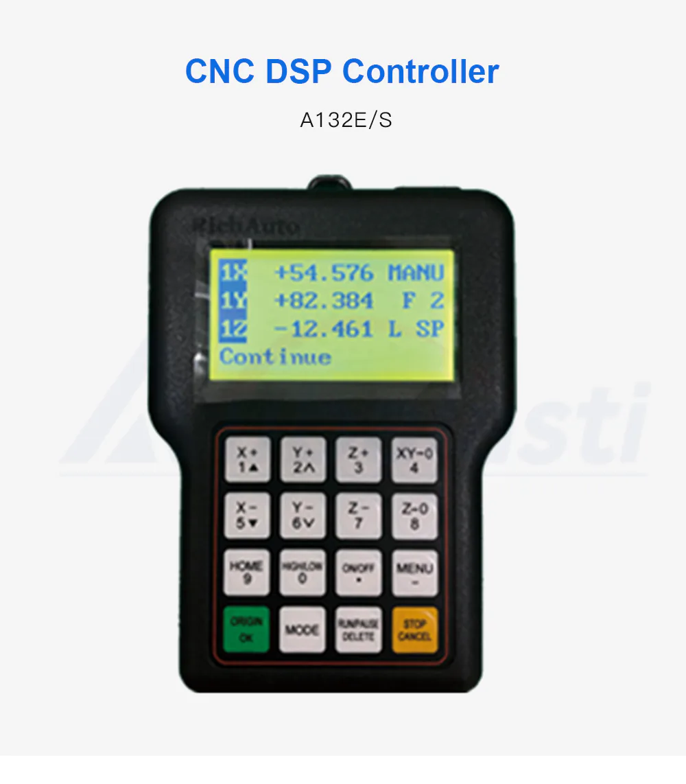 TEBAK CNC DSP Controller A132 3Axis for Turning & Carving Lathe Motion Control System view 2