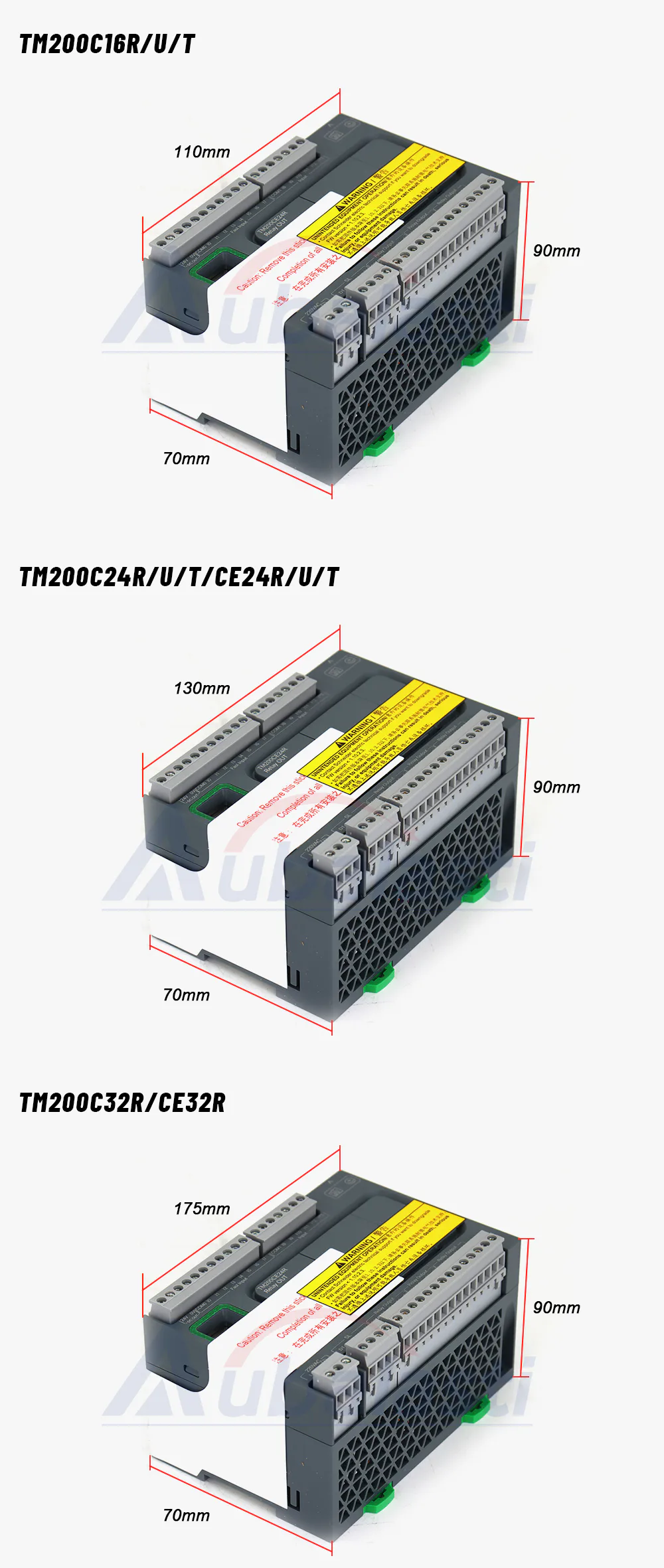 TEBAK PLC Module TM200CE Series TM200CE16/CE24/CE32/CE40/C60/R/T TM200C16R TM200CE24R Controller Replace TM221 Series view 3