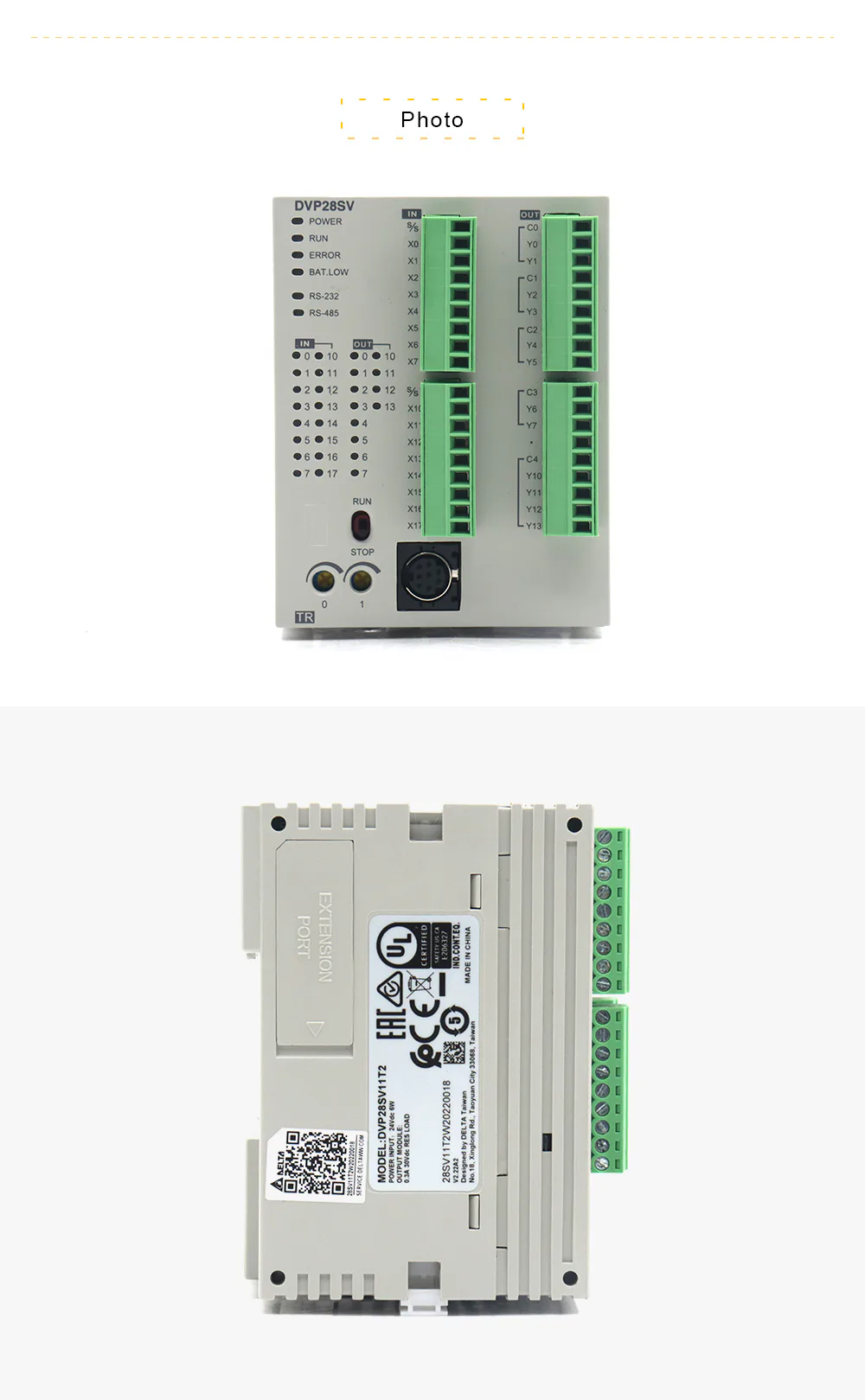 TEBAK PLC Module Programmable Controller DVP-211 Series DVP12SA211 DVP12SS211 DVP14SS211 DVP28SA211 DVP28SV211 DVP16SS211R view 4