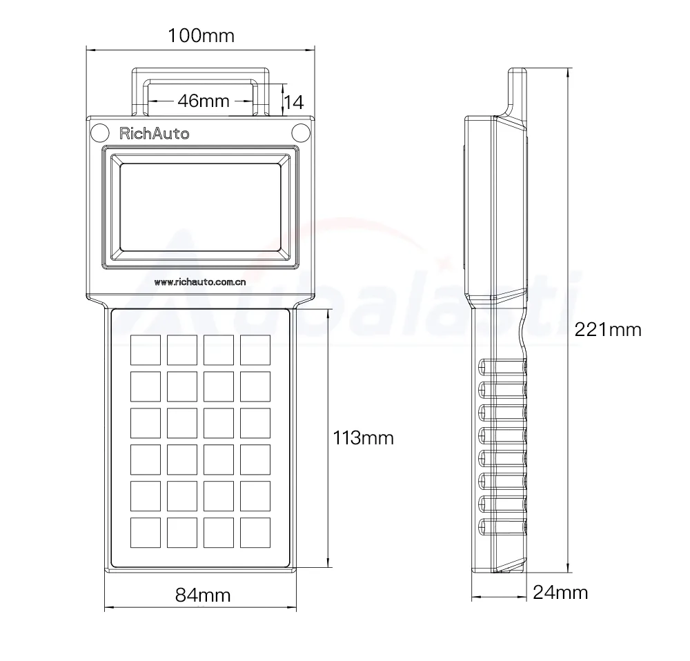 TEBAK CNC DSP Controller F131 Support Servo and Stepper 3Axis Engraving Motion Control System Replace A11 B51 view 4