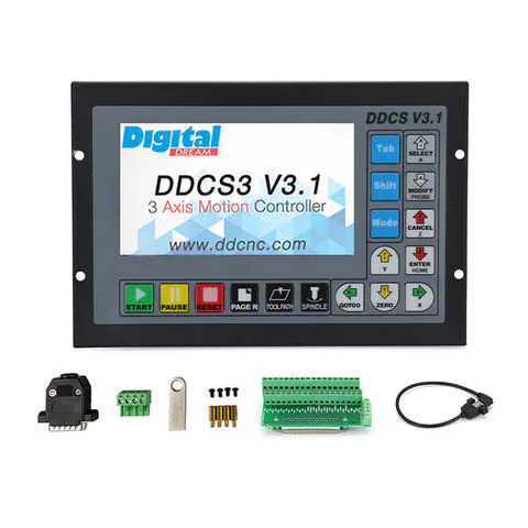 TEBAK Mach3 Offline Motion Controller DDCSV3.1 Support 3axis 4axis USB CNC Controller Interface DDCS V3.1 product view