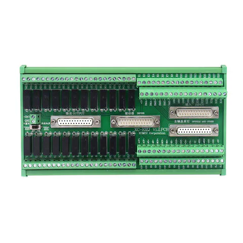 TEBAK IO Expand Board XC-IOZ With 4Pcs DB25 Cable for XC809D CNC Control System