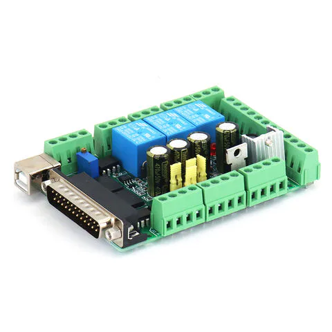 TEBAK CNC Mach3 4Axis 6Axis USB CNC Smooth Stepper Motion Controller Card Breakout Board for CNC Engraving 12-24V