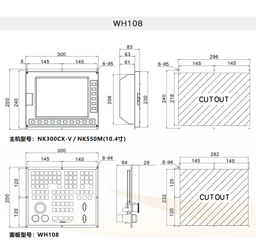 TEBAK Laser Control System Pulse Lambda 21A+NK300CX Plus 3-5Axis Lambda21E Bus for Water Cutter & Wood Cutter view 5