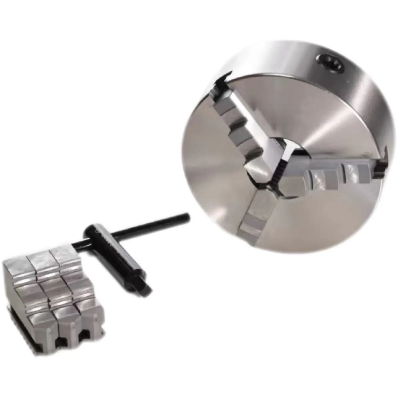TEBAK Self-Centered K11 3-Jaw Manual Lathe Chuck Steel Hard Rotating Tool for CNC Machine view 3