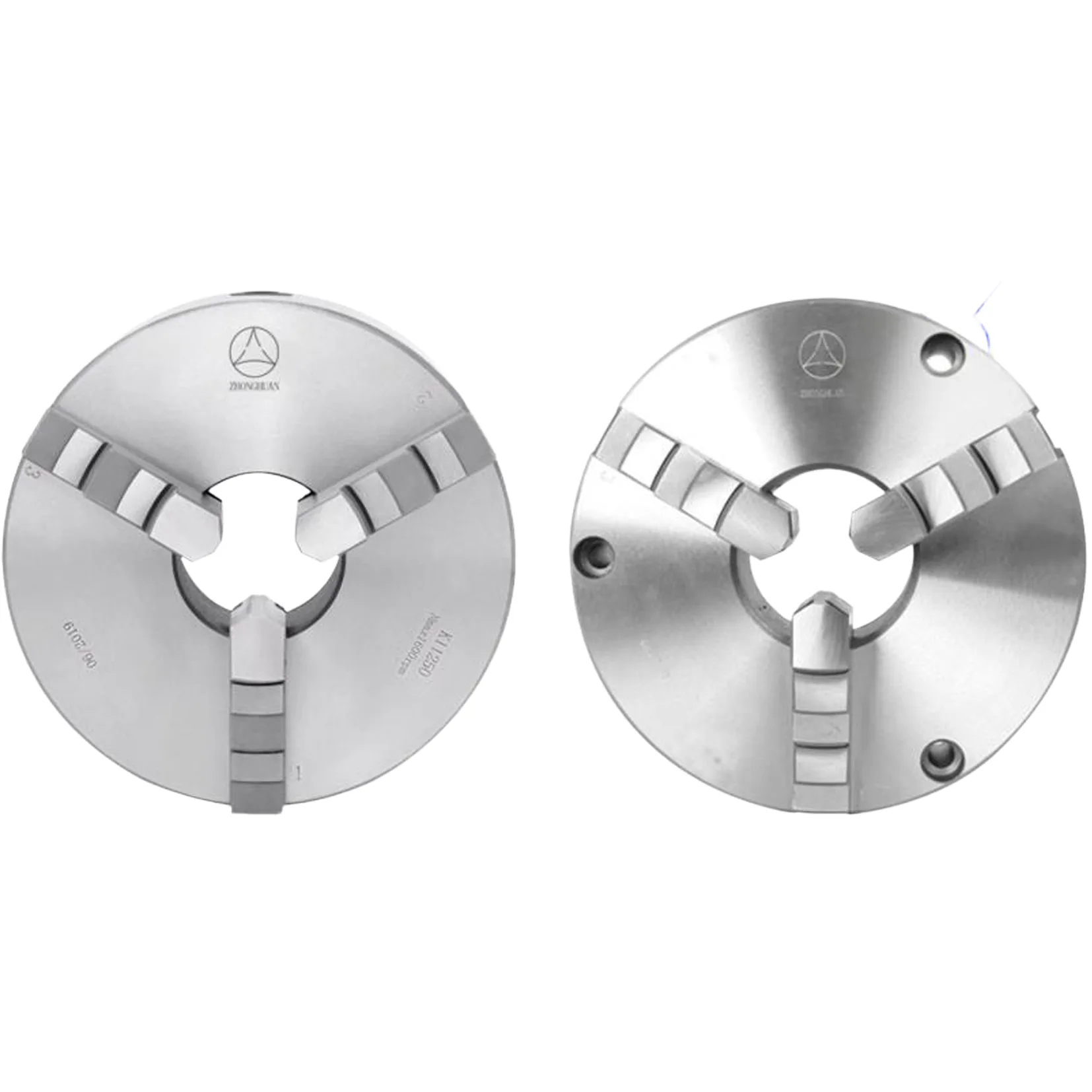 TEBAK K11 Series 3 Jaw Pneumatic Chuck Manual 1/2'' Universal 160mm Lathe Drill Chuck Steel Construction view 3