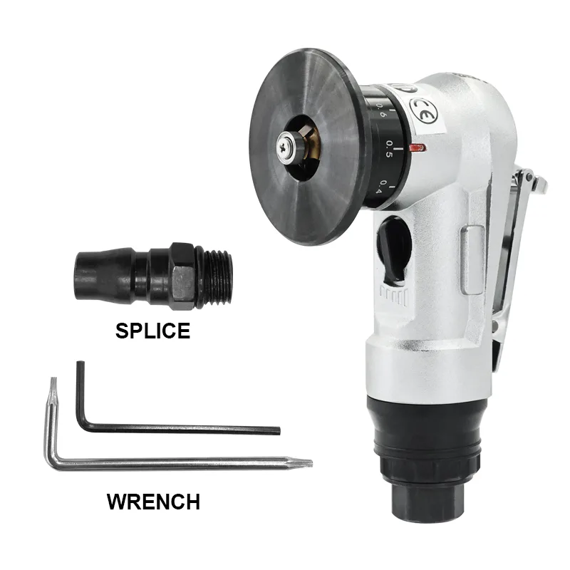 TEBAK Industrial Pneumatic Chamfering Machine 45° & R Angle - Heavy Duty Handheld Air Sanders for Metal Edge Processing