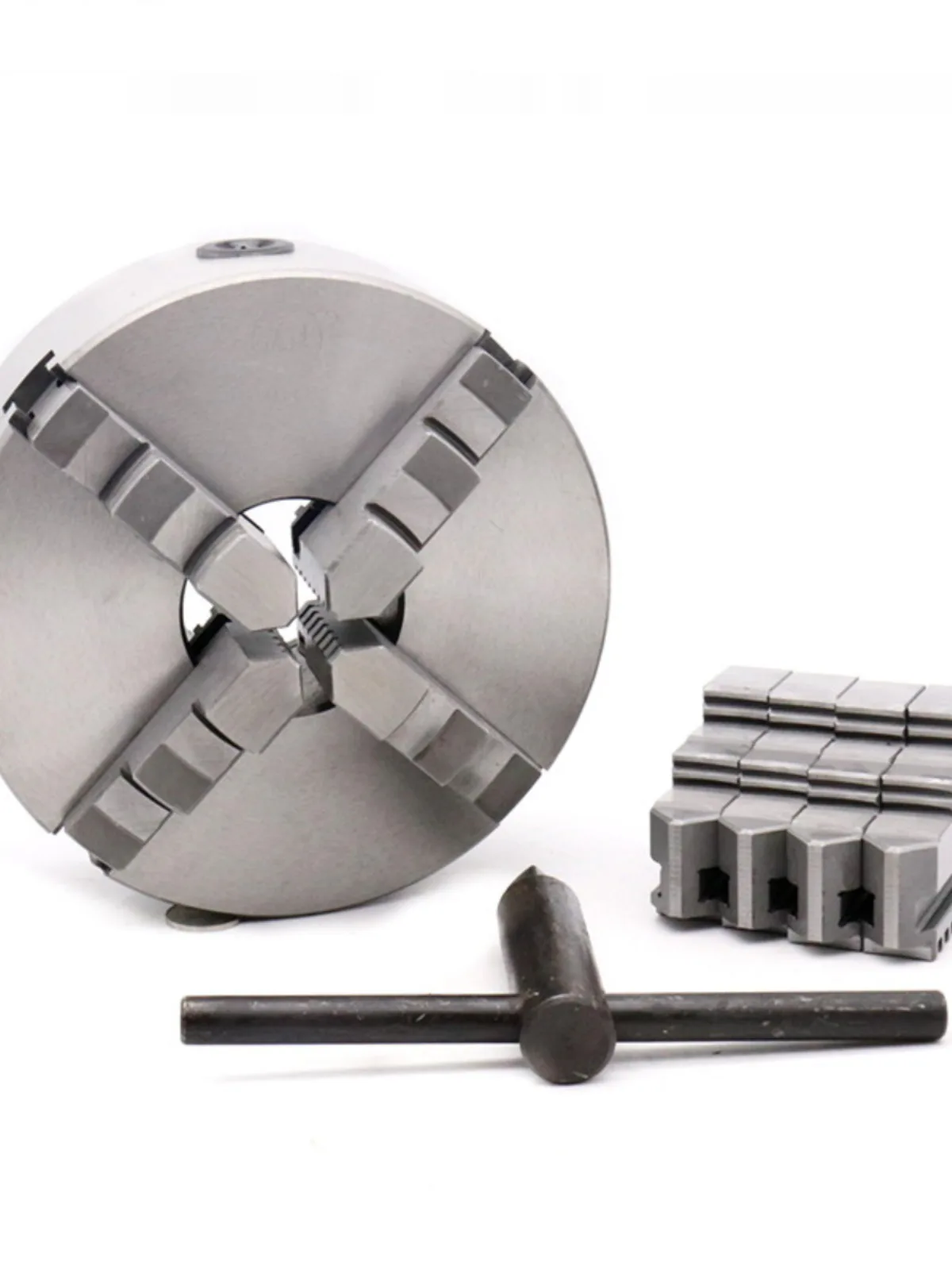 TEBAK 4 Jaw Independent Chuck Steel Electric/Manual with Models K72-80/K72-100/K72-125/K72-250 Etc view 4