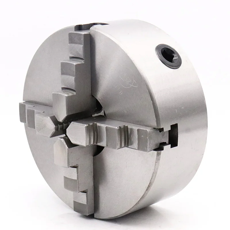 TEBAK 4 Jaw Independent Chuck Steel Electric/Manual with Models K72-80/K72-100/K72-125/K72-250 Etc view 3