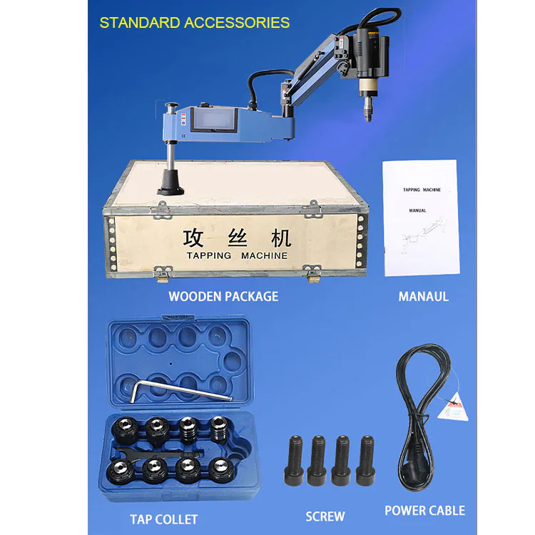 TEBAK M3-M20 Automatic CNC Servo Electric Pillar Drilling Machine with Movable Arm Smart Touch Screen New High Productivity Motor Gear view 5