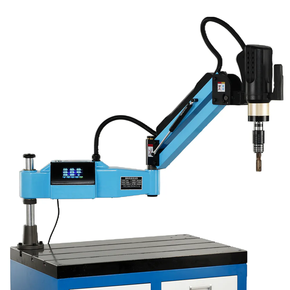 TEBAK Hot Selling Vertical Electric Tapping Machine M3-M16 Thread Drilling & Tapping with Flexible Arm