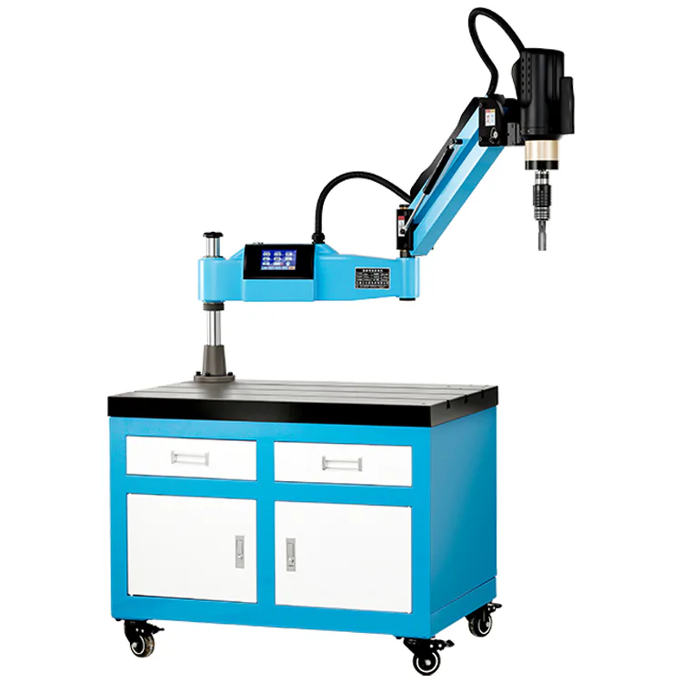TEBAK Hot Selling Vertical Electric Tapping Machine M3-M16 Thread Drilling & Tapping with Flexible Arm view 4
