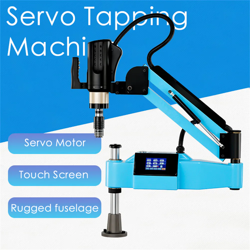 TEBAK Hot Selling Vertical Electric Tapping Machine M3-M16 Thread Drilling & Tapping with Flexible Arm view 5
