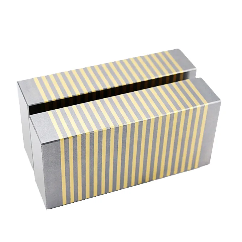 TEBAK Grinding Guide Magnet Block Long Magnetic Chuck Blocks Magnetic Chuck Parallels F35A / F35B/ F36V / F37V