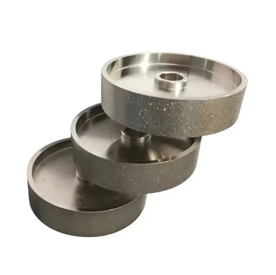 TEBAK Customized 9/39.5 Electroplated CBN Grinding Wheel Abrasive Wheel Diamond Cutting for Skate Blades Skate Sharpening Machine