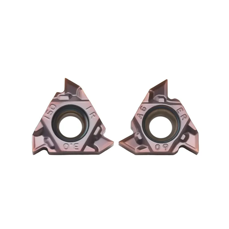 TEBAK CNC Stainless Steel Internal External Thread Cutter Capsules 16Er/Ir Ag60 Universal Pick Blade PVD Steel Parts for Turning Tool