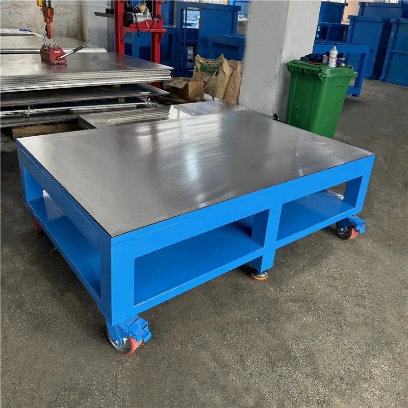 TEBAK Customized Heavy-Duty Water Milled Steel Workbenches Welding Tables Flying Mold Stations Vises for Workshop Repair Tool Cabinets view 5