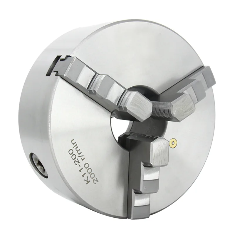 TEBAK K11-100 125 165 200 250 Type Three-Jaw Self-Centering Chucks Manual Linkage CNC Lathe Chuck Stable or High-Speed Machining