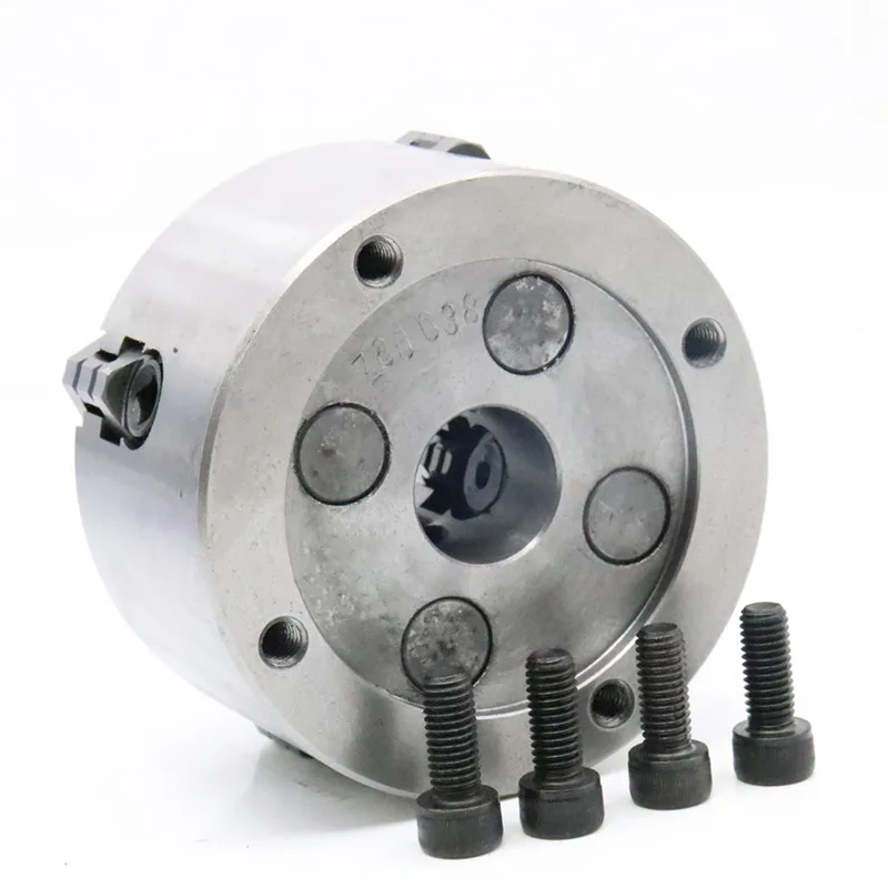 TEBAK 4 Jaw Independent Chuck Steel Electric/Manual with Models K72-80/K72-100/K72-125/K72-250 Etc view 5