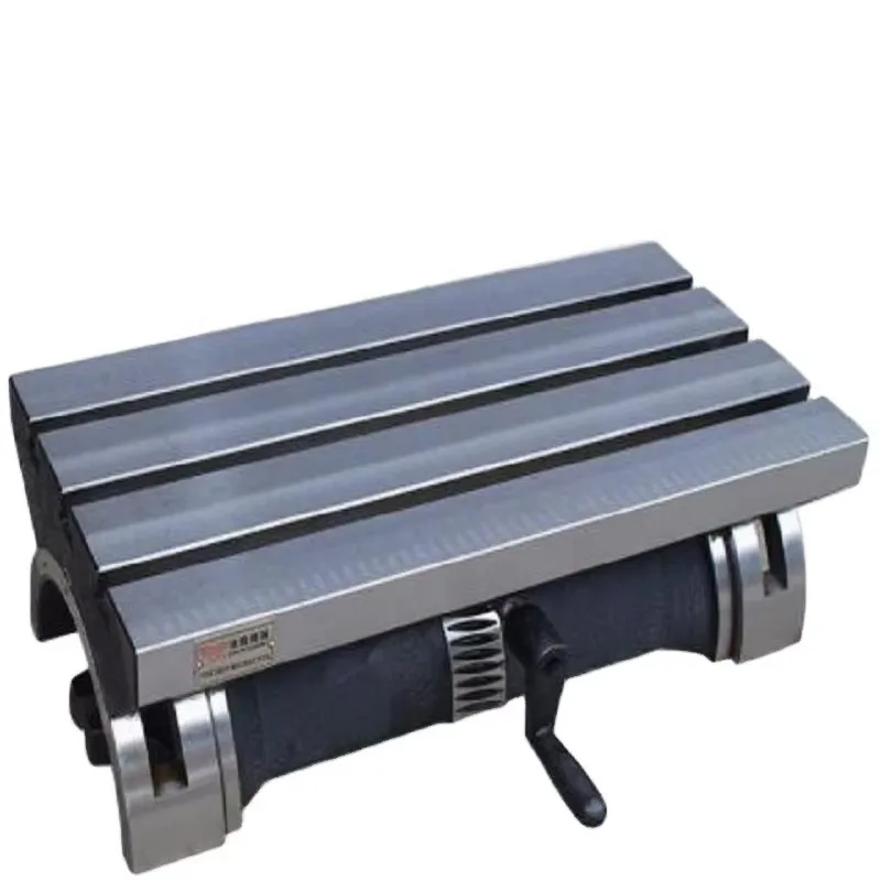 TEBAK 7 INCH Taiwan Milling Machine Adjustable Worktable Tilting Angle Disc Heavy-duty Tilting Platform with High Precision