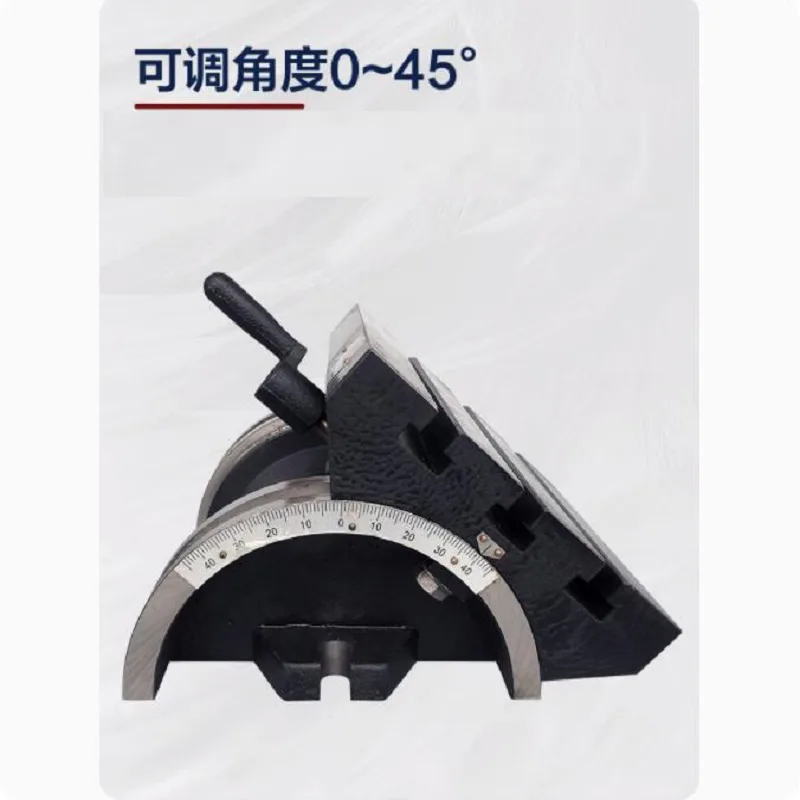 TEBAK 7 INCH Taiwan Milling Machine Adjustable Worktable Tilting Angle Disc Heavy-duty Tilting Platform with High Precision view 6