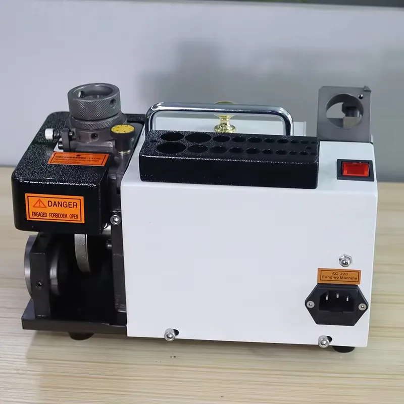 TEBAK X20 Precision End Mill Grinder/ 4-20 mm Portable Carbide End Mill Sharpener/Spiral Milling Cutter Grinding Machine view 5