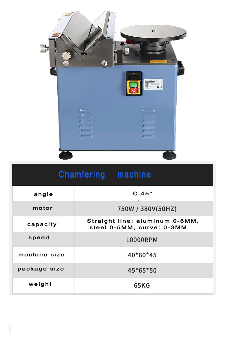 TEBAK D900DG Electric Chamfering Machine Metal Edge Finishing and Deburring Tool view 4