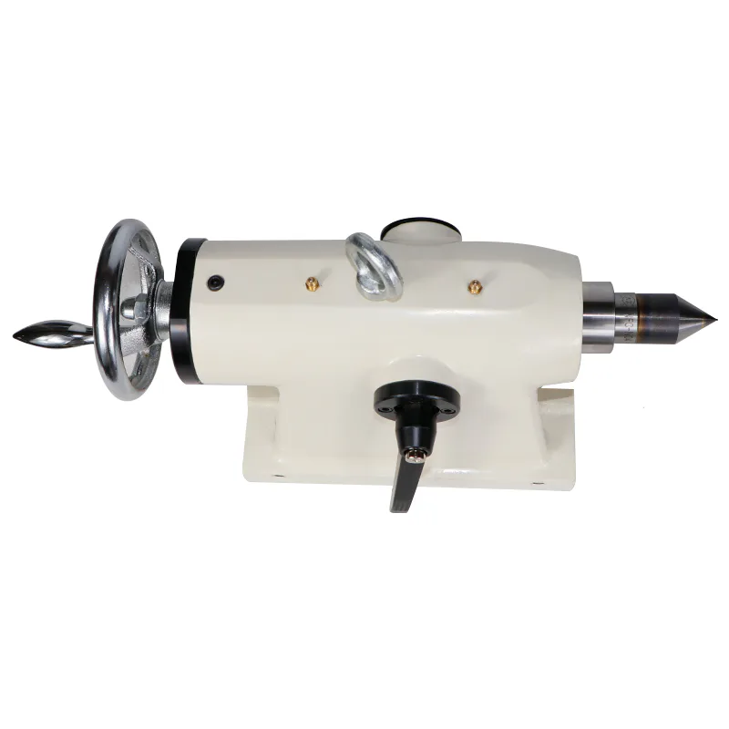 TEBAK CNC Indexing Manual Tailstock for 4th Axis Lathe 135mm Four Axis Rotary Table view 5
